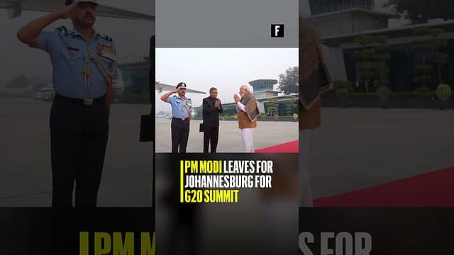 PM Modi leaves for Johannesburg for G20 Summit