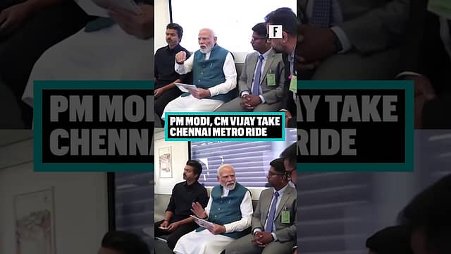 PM Modi, CM Vijay Take Chennai Metro Ride