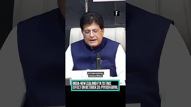 India-New Zealand FTA to take effect on October 20: Piyush Goyal