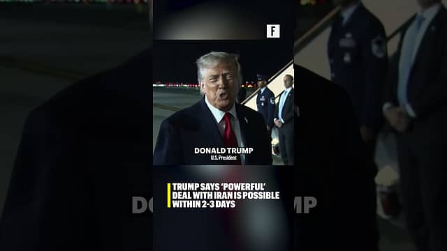 Trump says ‘powerful’ deal with Iran is possible within 2-3 days