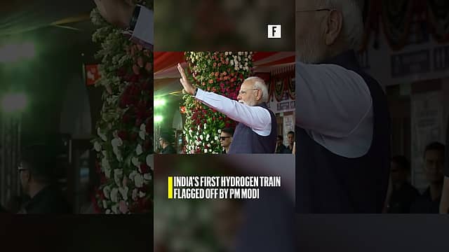 India's First Hydrogen Train Flagged Off by PM Modi