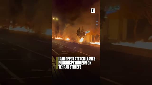 Iran depot attack leaves burning petroleum on Tehran streets