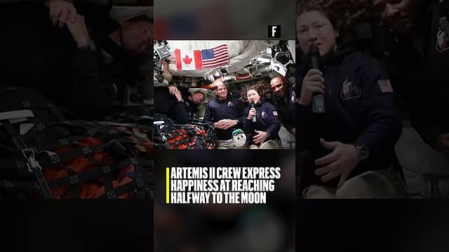 Artemis II crew express happiness at reaching halfway to the Moon