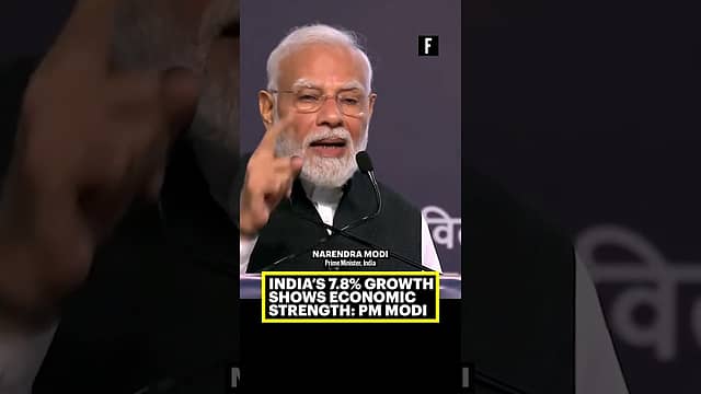 India’s 7.8% growth shows economic strength: PM Modi