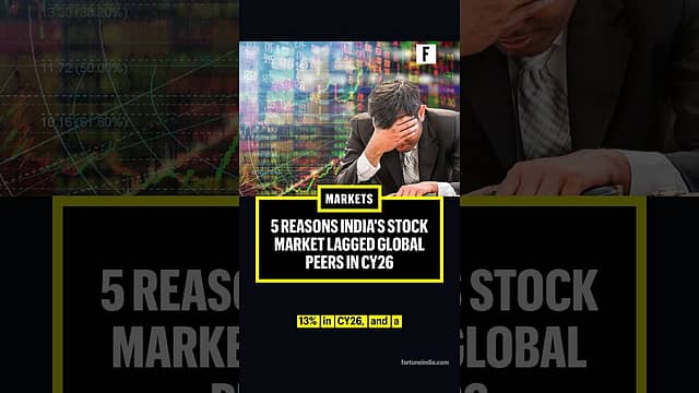 5 reasons why India’s stock market lagged global peers in CY26 #OneMinuteNews