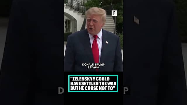 Zelenskyy could have settled the war but he chose not to: Trump