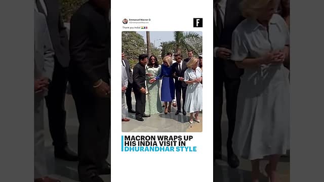 Macron wraps up his India visit in Dhurandhar style