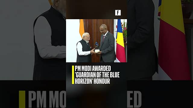 PM Modi Awarded 'Guardian of the Blue Horizon' Honour