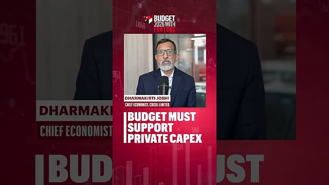 Pre-budget expectations from Dharmakirti Joshi, Chief Economist, Crisil Limited