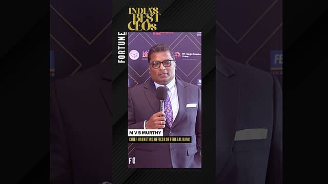 Fortune India's Best CEOs 2025 | M.V.S. Murthy, Chief Marketing Officer, Federal Bank