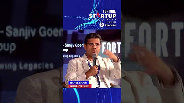Fortune India Startup Summit 2026 | Rahul Chari, Founder & CTO, PhonePe
