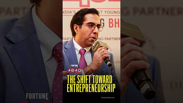 Fortune India: 40 Under 40 2026 | The shift towards entrepreneurship