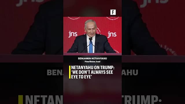 Netanyahu on Trump: ‘We don’t always see eye to eye’