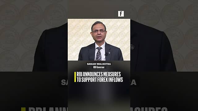 RBI Announces Measures To Support Forex Inflows