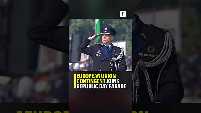 European Union Contingent Joins Republic Day Parade