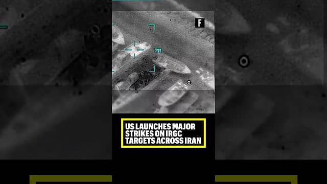 US launches major strikes on IRGC targets across Iran