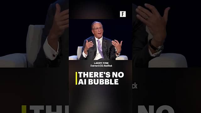 There's no AI bubble: Blackrock CEO