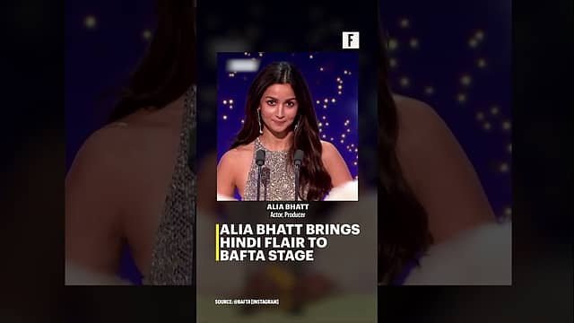 Alia Bhatt brings hindi flair to BAFTA stage