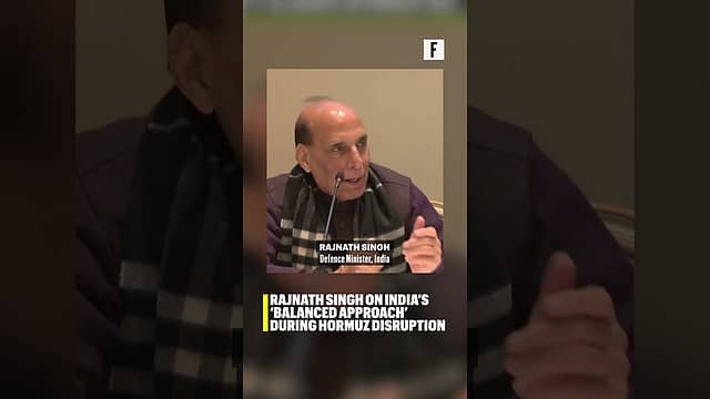 Rajnath Singh on India’s ‘balanced approach’ during Hormuz disruption