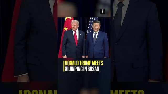 Donald Trump meets Xi Jinping in Busan