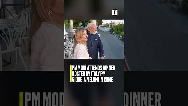 PM Modi attends dinner hosted by Italy PM Giorgia Meloni in Rome