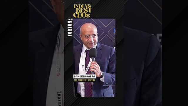 Fortune India's Best CEOs 2025 | Sandeep Kalra & Anand Deshpande of Persistent Systems
