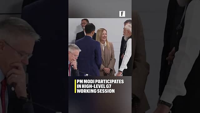 PM Modi participates in high-level G7 working session