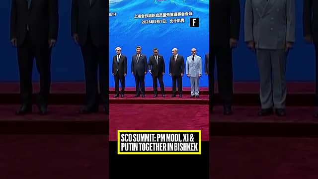 SCO Summit: PM Modi, Xi & Putin Together in Bishkek