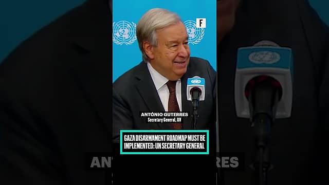 Gaza disarmament roadmap must be implemented: UN Secretary General