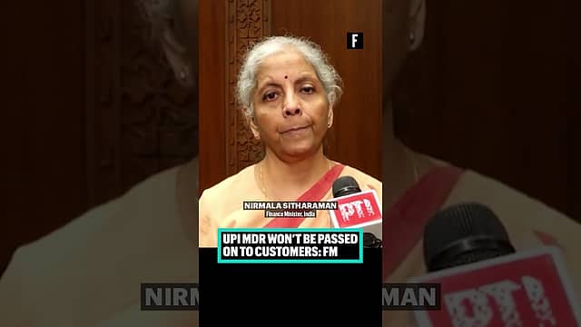 UPI MDR Won’t Be Passed On To Customers: FM