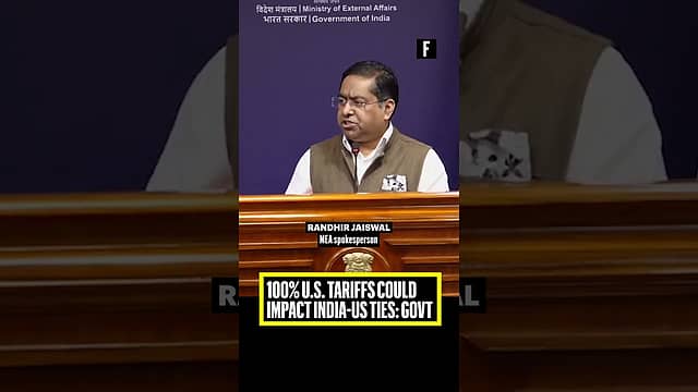 100% U.S. Tariffs Could Impact India-US Ties: Govt