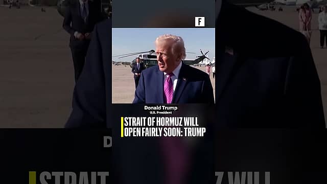 Strait of Hormuz will open fairly soon: Trump