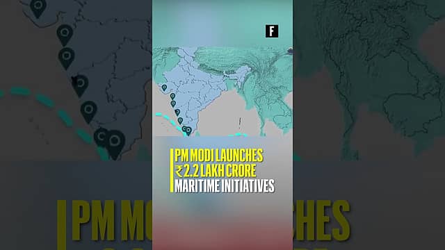 PM Modi launches ₹2.2 lakh crore maritime initiatives