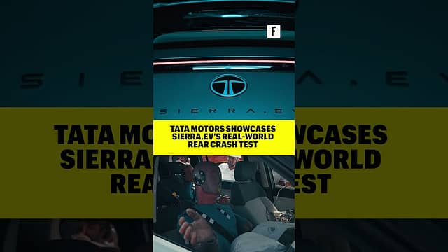 Tata Motors showcases Sierra.ev’s real-world rear crash test