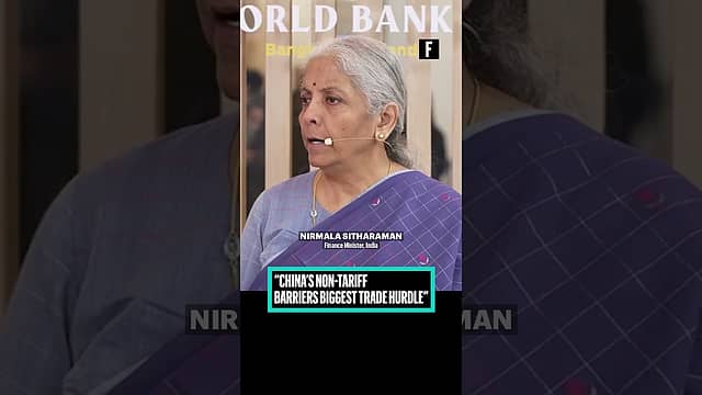 China’s non-tariff barriers biggest trade hurdle, says FM Sitharaman