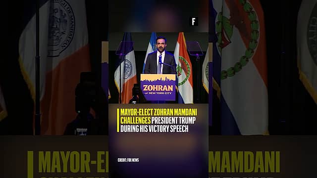 Mayor-elect Zohran Mamdani challenges President Trump during his victory speech