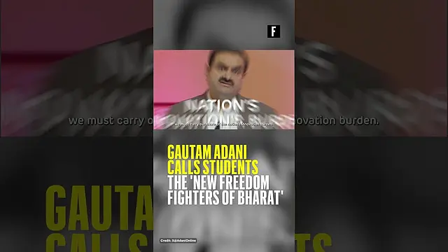 Gautam Adani calls students the “New freedom fighters of Bharat”