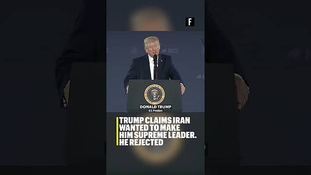 Trump claims Iran wanted to make him Supreme Leader. He rejected
