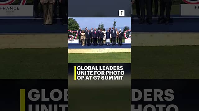 Global leaders unite for photo op at G7 Summit
