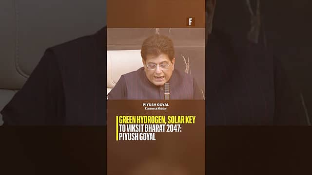 Green hydrogen, solar key to Viksit Bharat 2047: Piyush Goyal