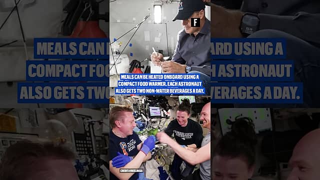 What’s on the menu in space