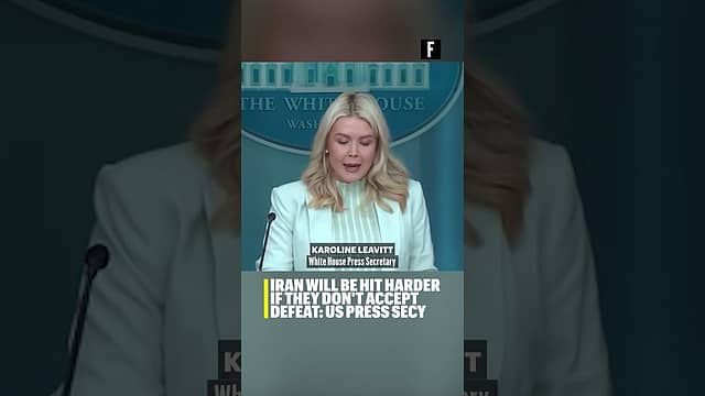 Iran will be hit harder if they don't accept defeat: US Press Secy