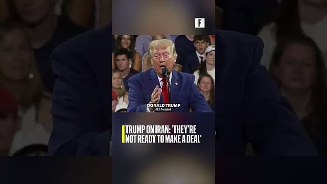 Trump on Iran: 'They're not ready to make a deal'