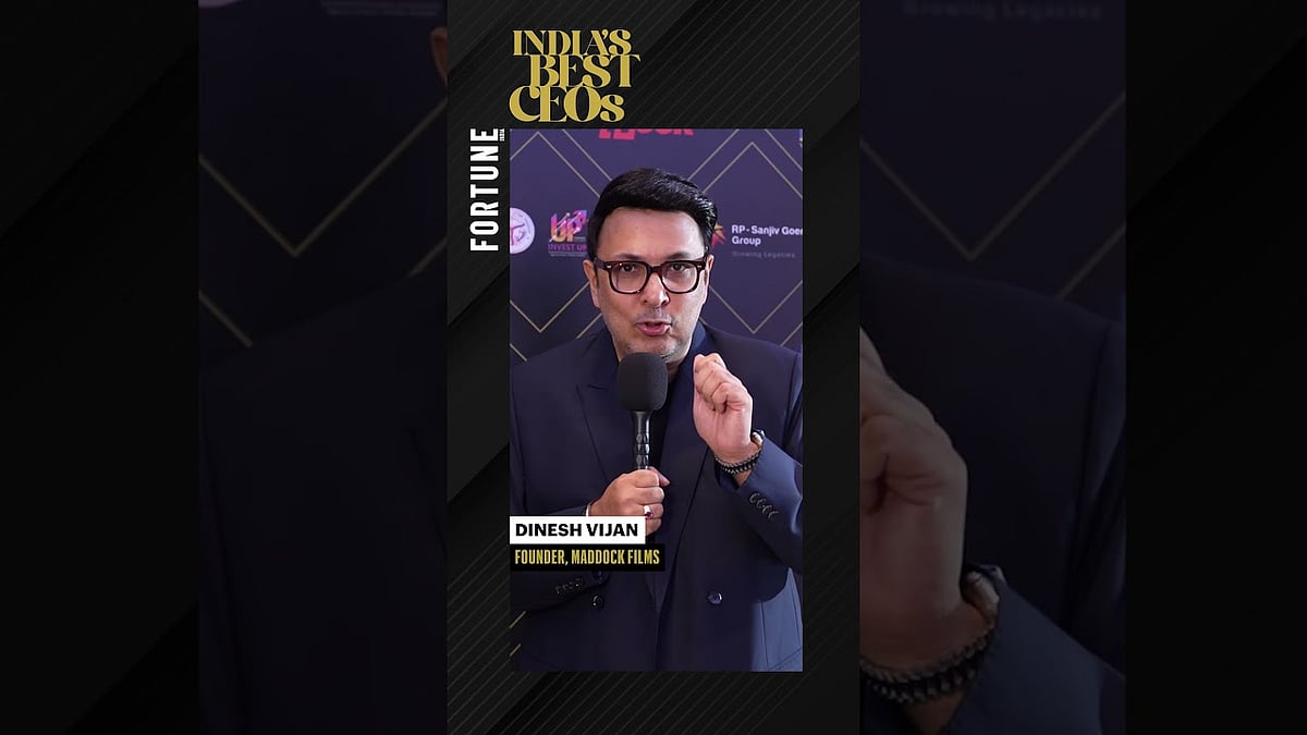 Fortune India Best CEOs 2025 | Dinesh Vijan, Founder, Maddock Films ...