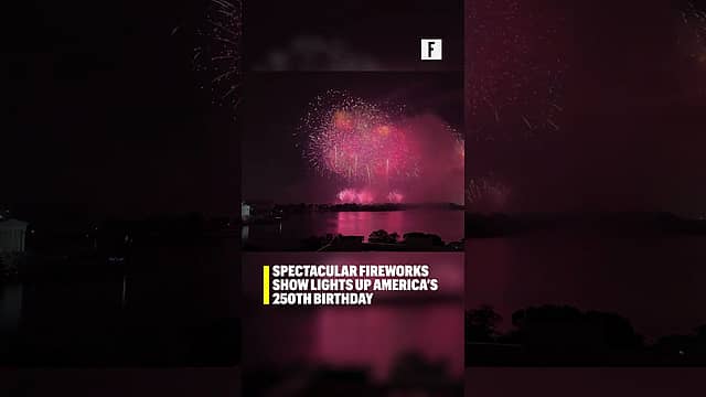 Spectacular Fireworks Show Lights Up America’s 250th Birthday