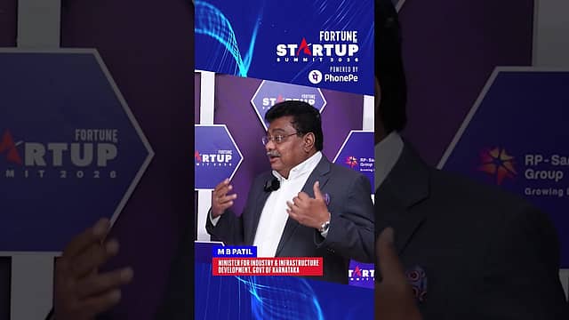 Fortune India Startup Summit 2026 | M. B. Patil, Government of Karnataka