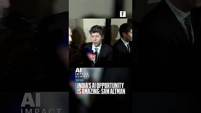 India's AI opportunity is amazing: Sam Altman