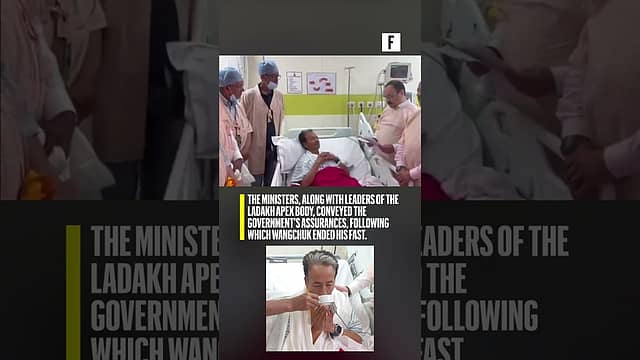 Sonam Wangchuk Ends 26-Day Fast. Minister JP Nadda by his side.