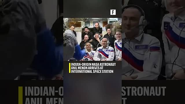 Indian-origin NASA astronaut Anil Menon arrives at International Space Station