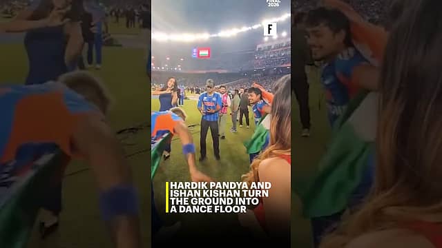 Hardik Pandya and Ishan Kishan turn the ground into a dance floor